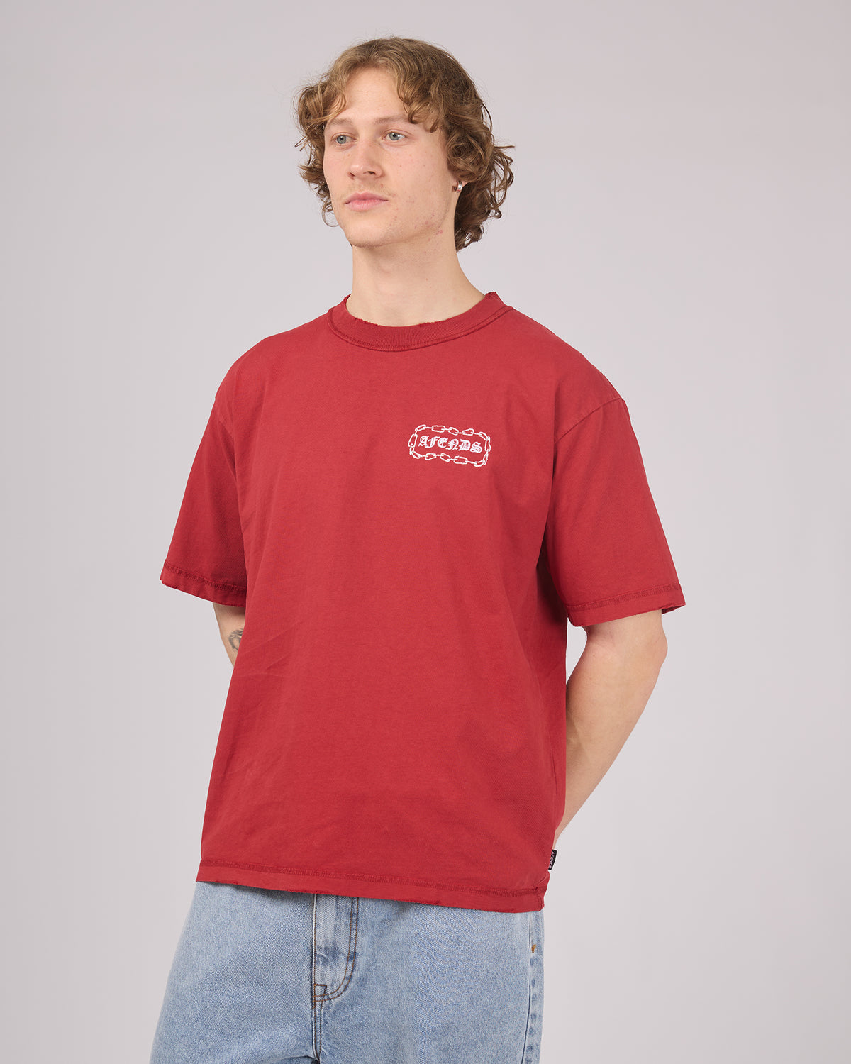 Spiritual Recycled Heavyweight Boxy Vintage Ketchup