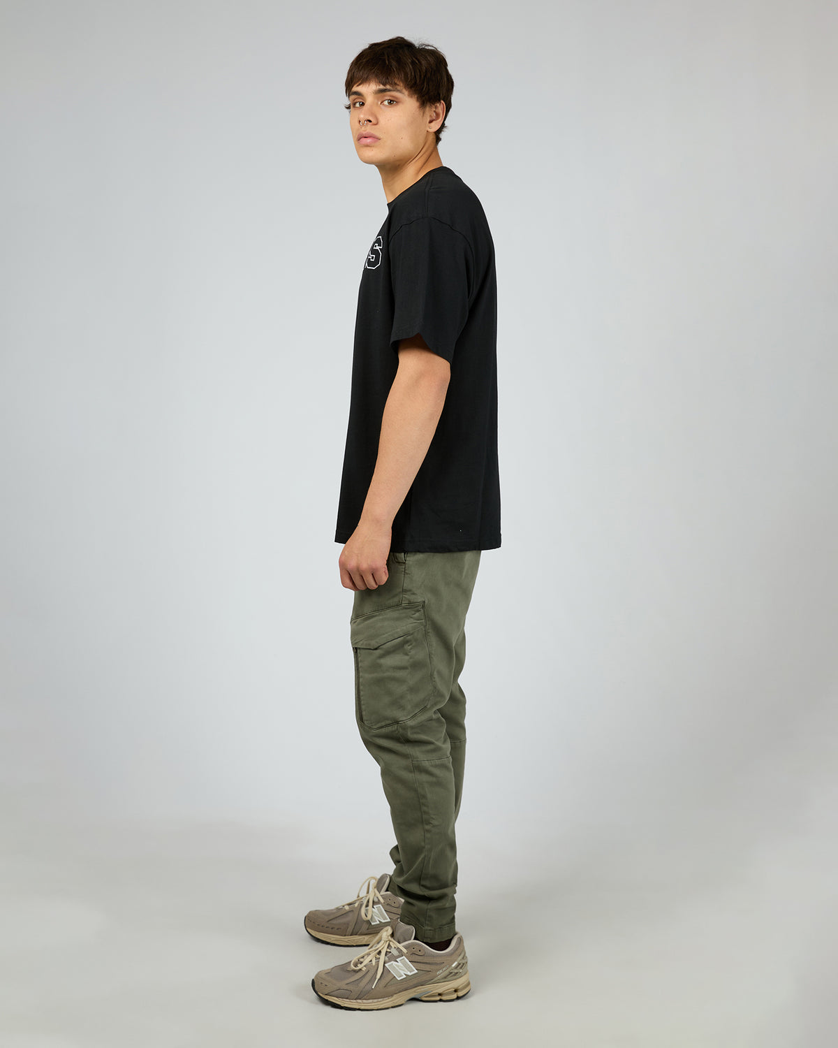 Camo Logo Tee Raiders Black