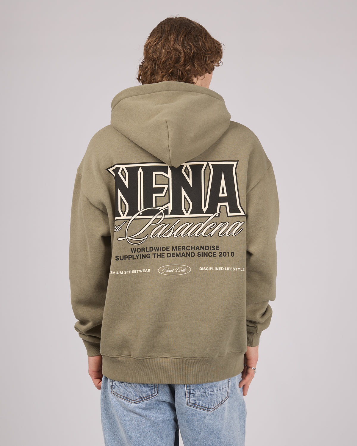 Tital Relaxed Fit Hoodie Khaki