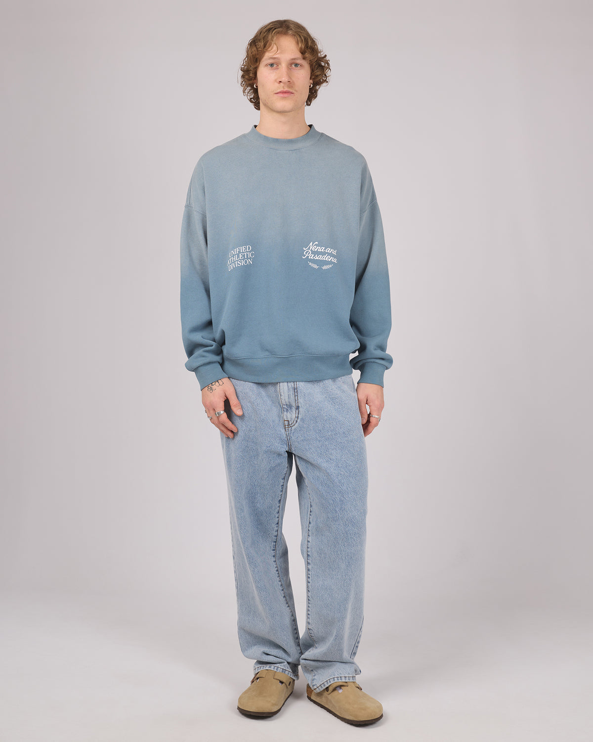Nivalis Box Fit Sweater Agean Blue