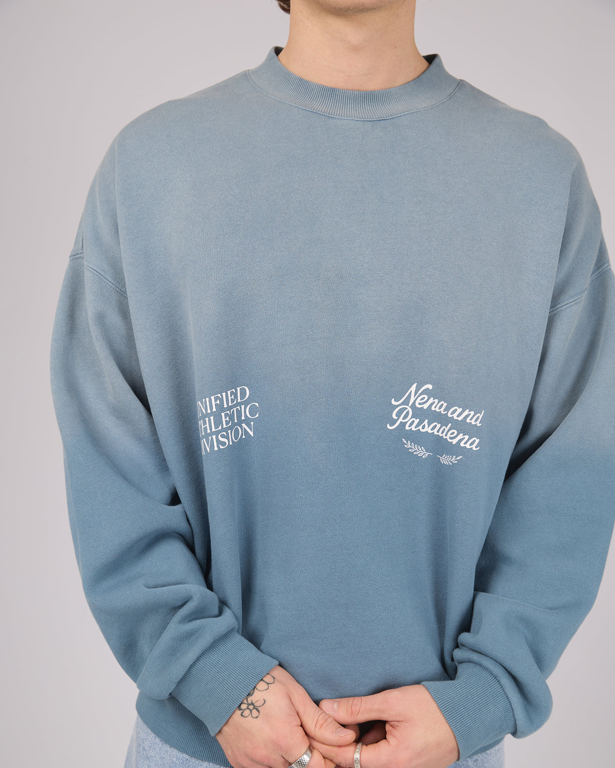 Nivalis Box Fit Sweater Agean Blue