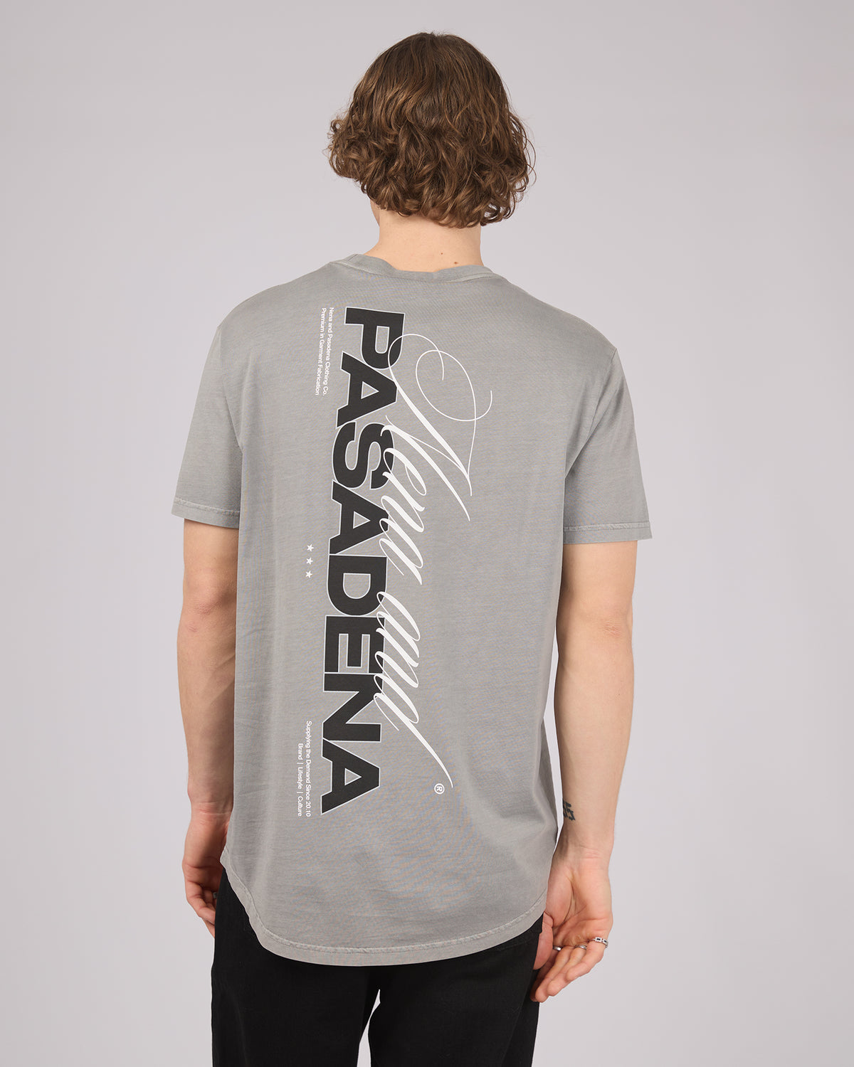 Smouldr Dual Curved Tee Pigment Grey
