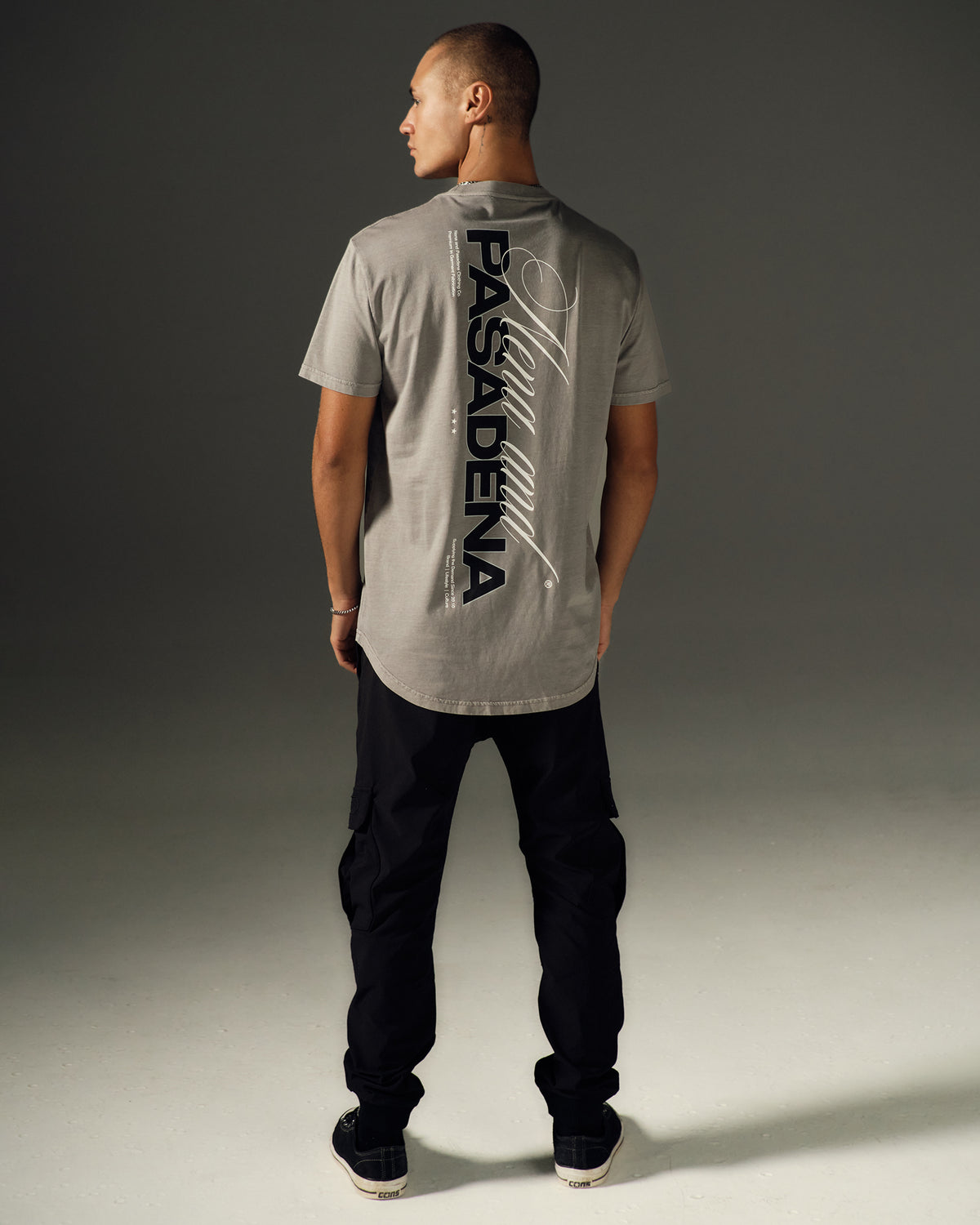 Smouldr Dual Curved Tee Pigment Grey