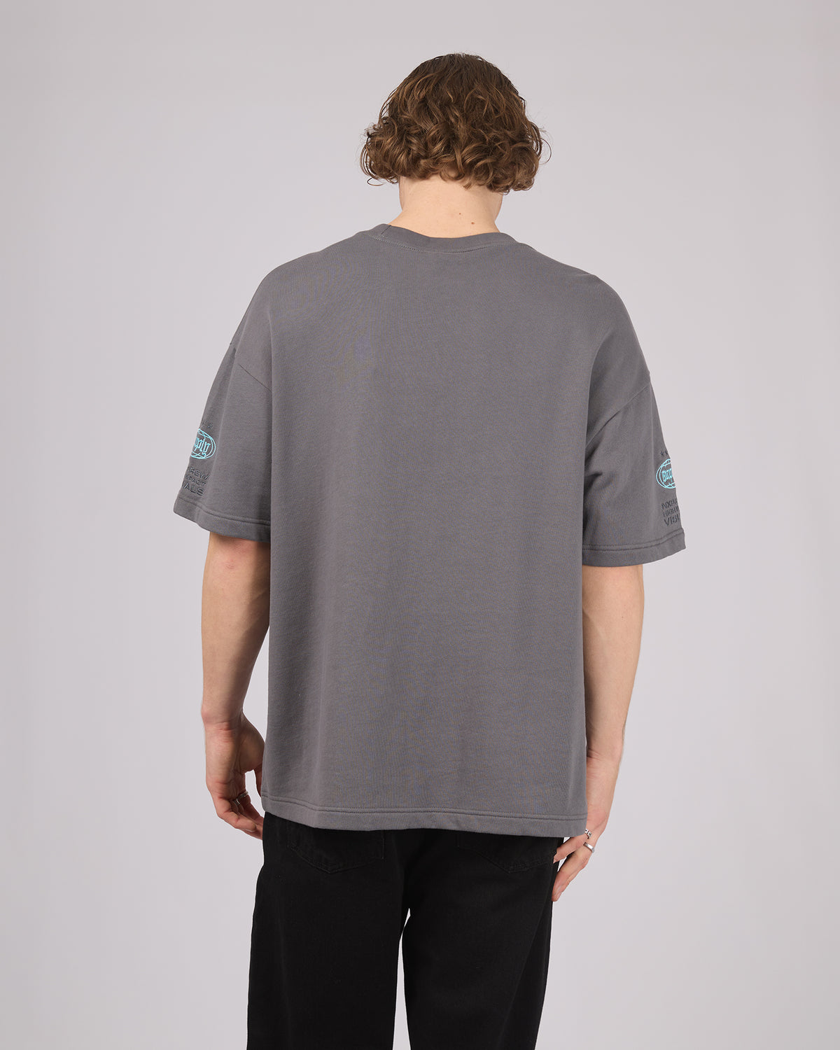 Ashlon Loopback Tee Charcoal