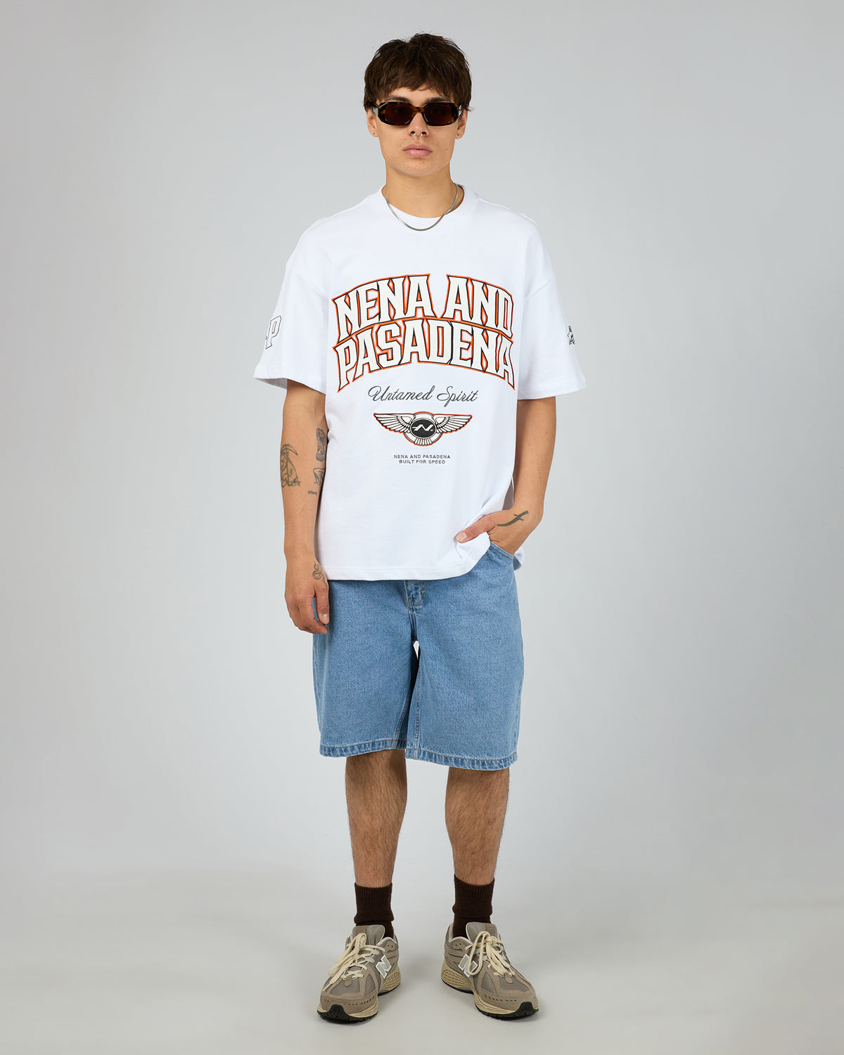 Wings Loopback Raptor Tee White