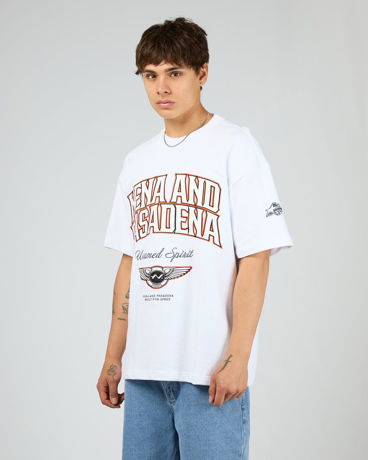 Wings Loopback Raptor Tee White