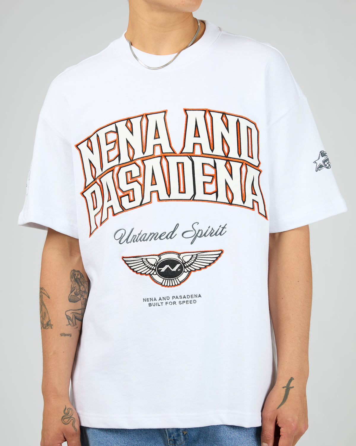 Wings Loopback Raptor Tee White