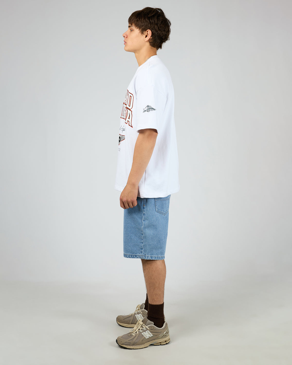 Wings Loopback Raptor Tee White