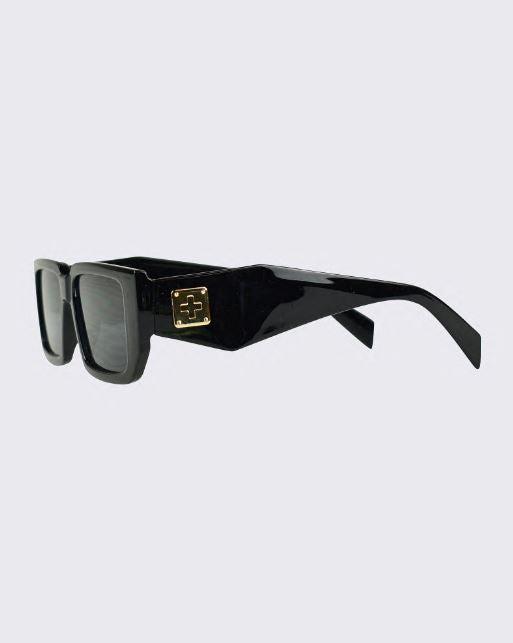 Peta and Jain-Evans Black Frame Black Lens Black-Edge Clothing