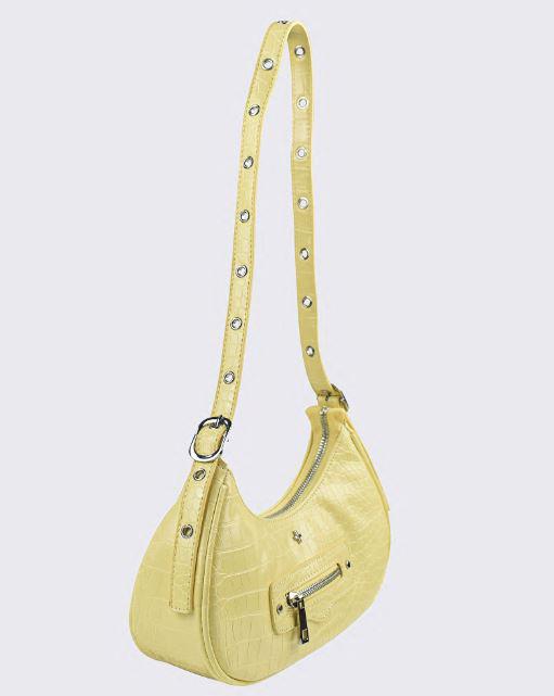 Peta and Jain-Moto Shoulder Bag Extendable Strap Lemon-Edge Clothing