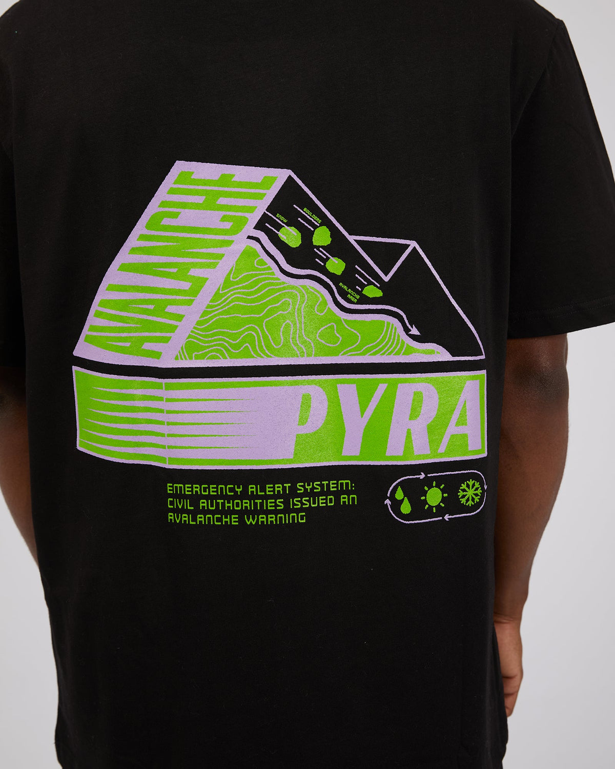 Pyra-Avalanche Tee Black-Edge Clothing