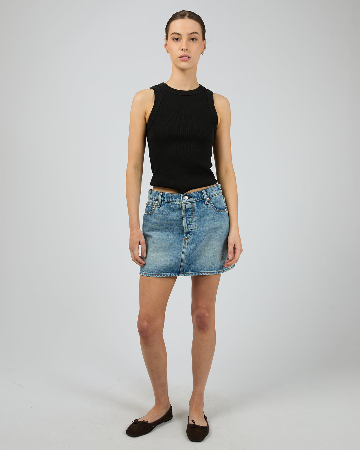 90s Relaxed Mini Skirt Lennon Vintage