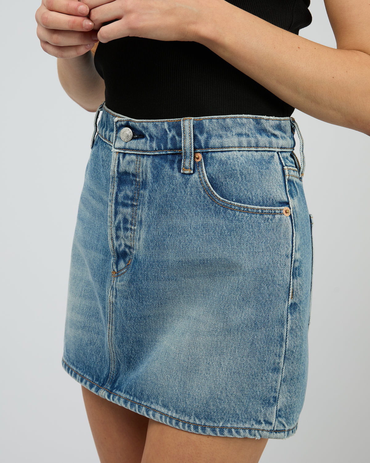 90s Relaxed Mini Skirt Lennon Vintage