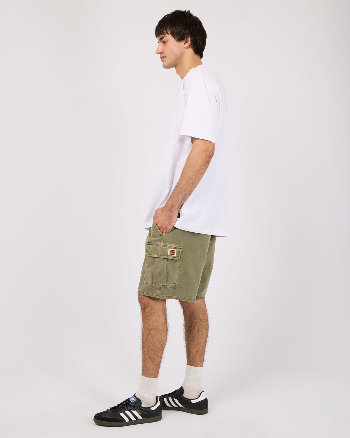 Tradie Cargo Short Faded Army