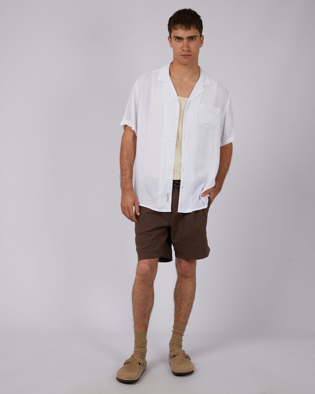 Silent Theory-Acadia Shirt White-Edge Clothing