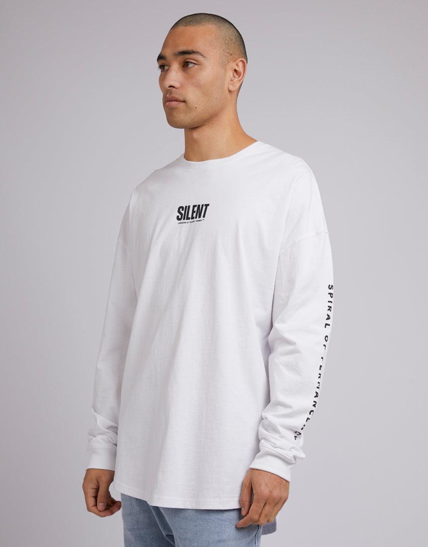 Silent Theory-Alpha Long Sleeve Top White-Edge Clothing