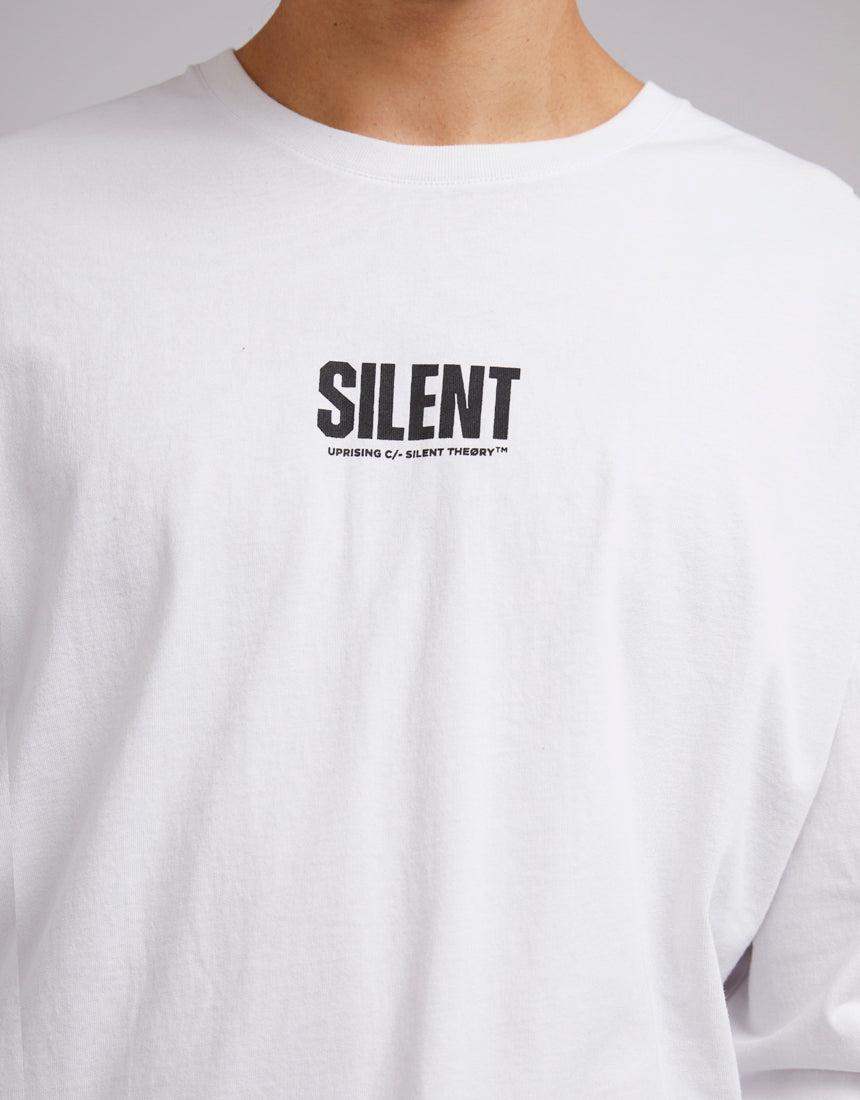Silent Theory-Alpha Long Sleeve Top White-Edge Clothing