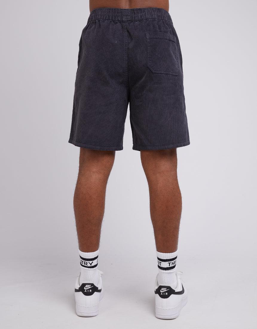 Silent Theory-Cord Short Washed Black-Edge Clothing