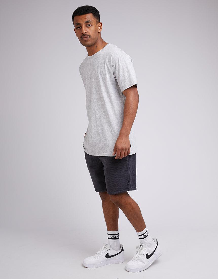 Silent Theory-Cord Short Washed Black-Edge Clothing