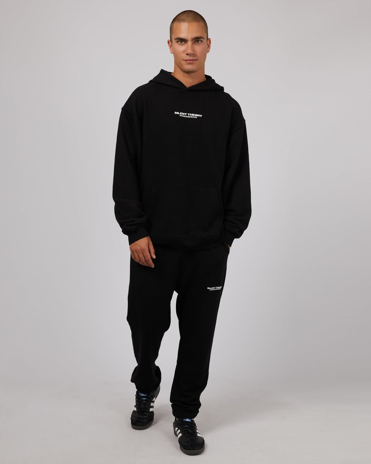 Silent Theory-Essential Theory Hoody Black-Edge Clothing