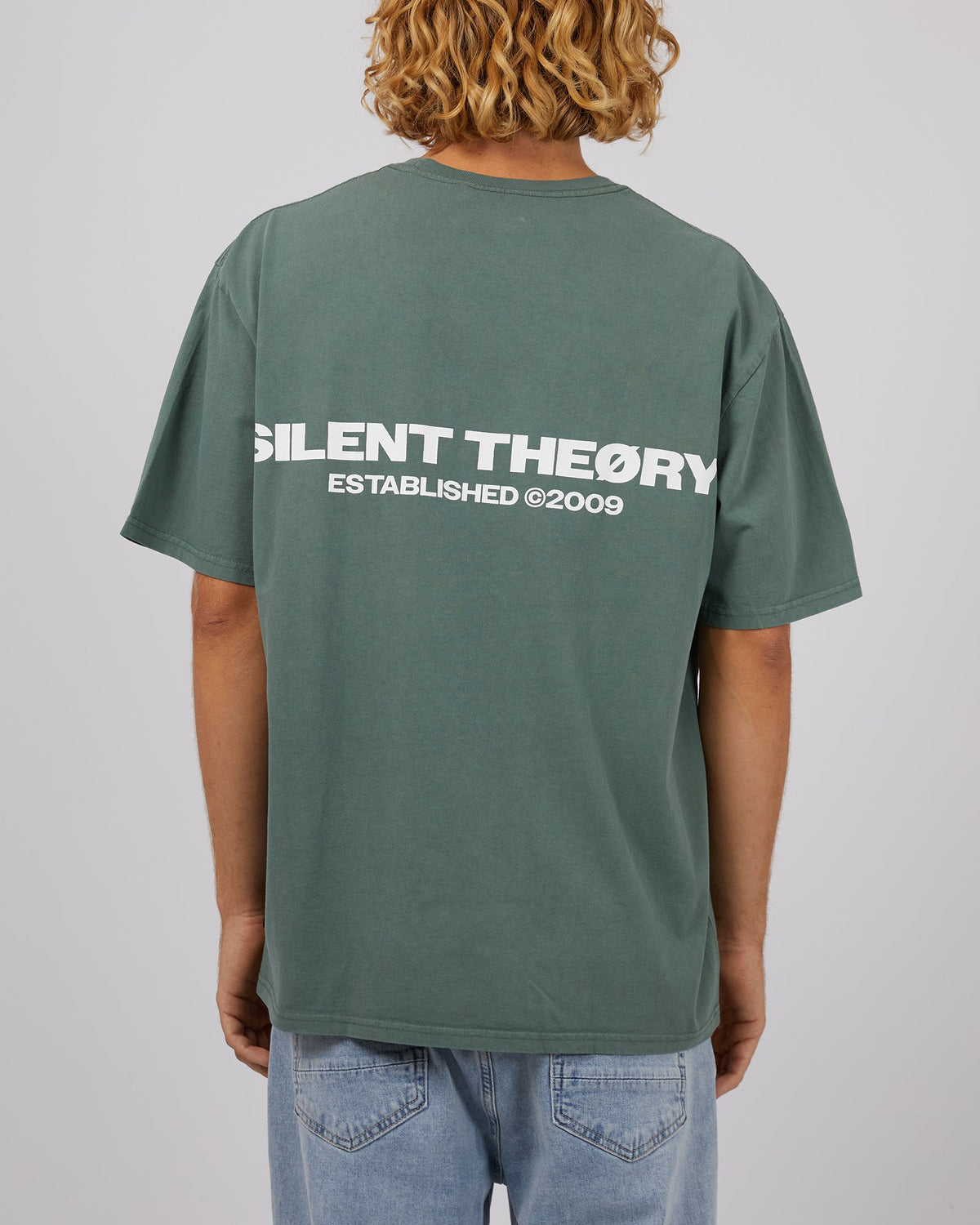 Silent Theory-Essential Theory Tee Green-Edge Clothing