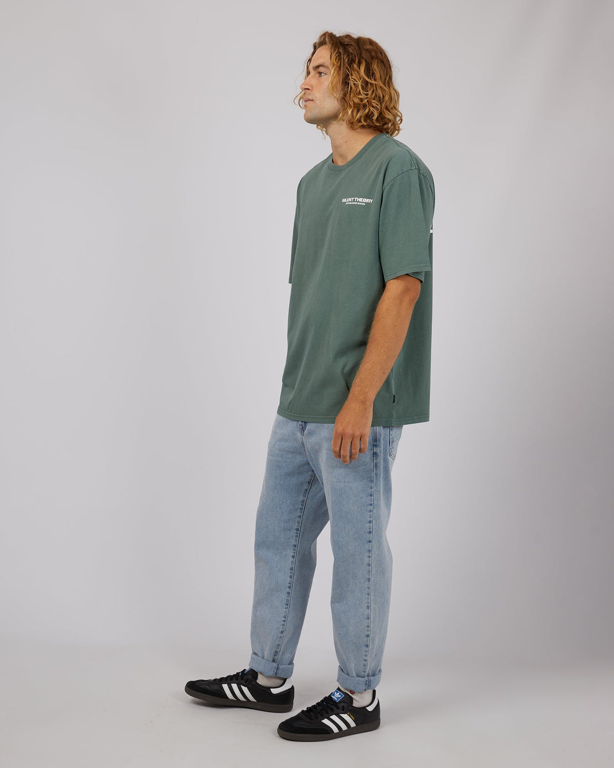 Silent Theory-Essential Theory Tee Green-Edge Clothing
