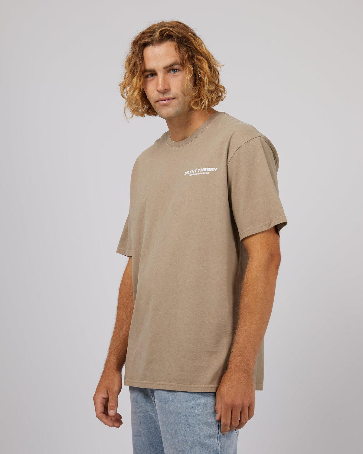 Silent Theory-Essential Theory Tee Tan-Edge Clothing