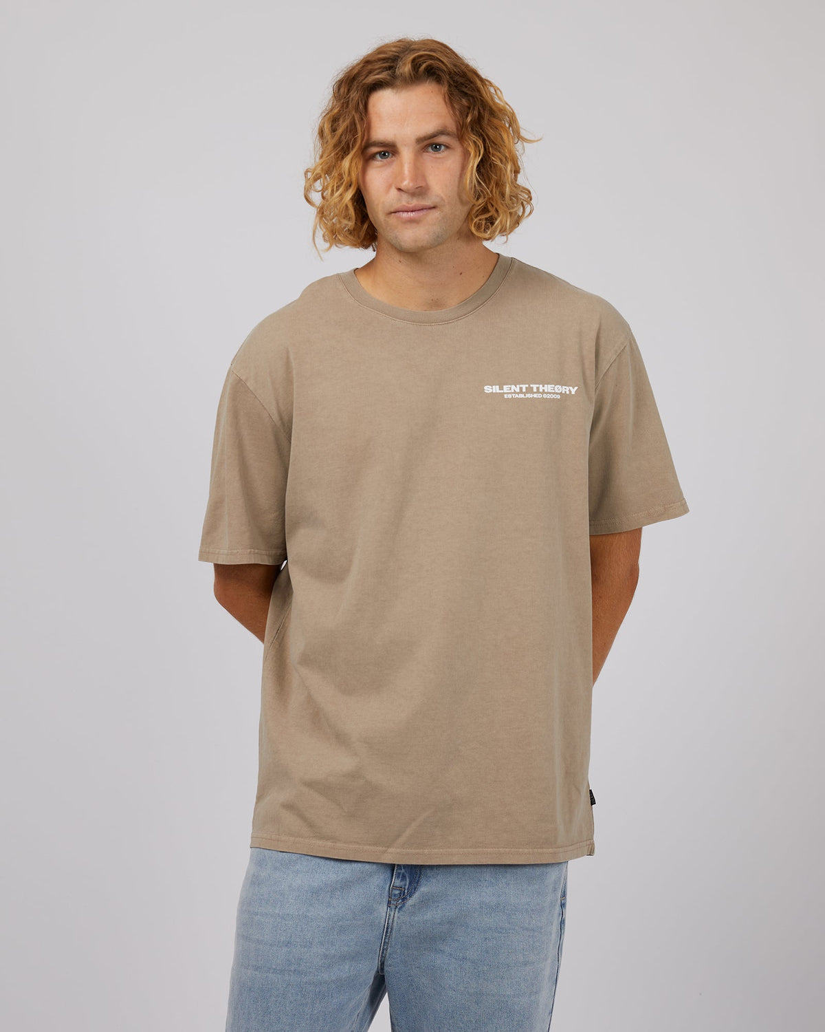 Silent Theory-Essential Theory Tee Tan-Edge Clothing