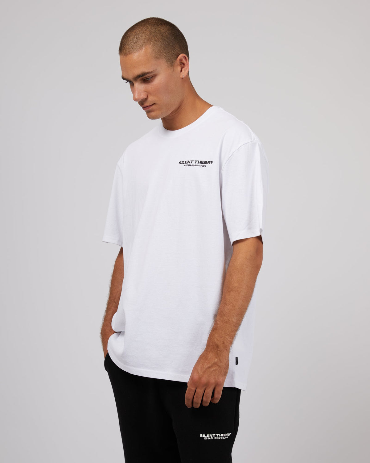 Silent Theory-Essential Theory Tee White-Edge Clothing