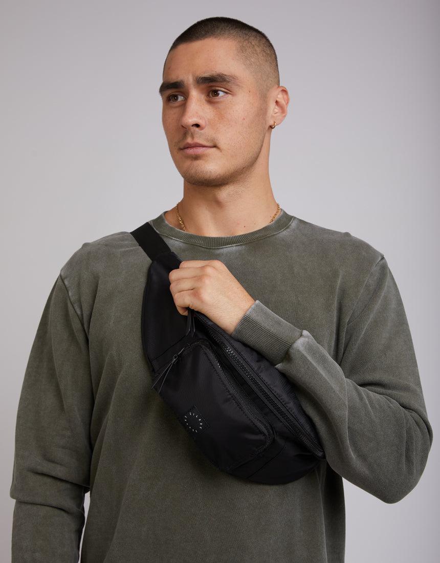 Silent Theory-Essentials Bum Bag Black-Edge Clothing