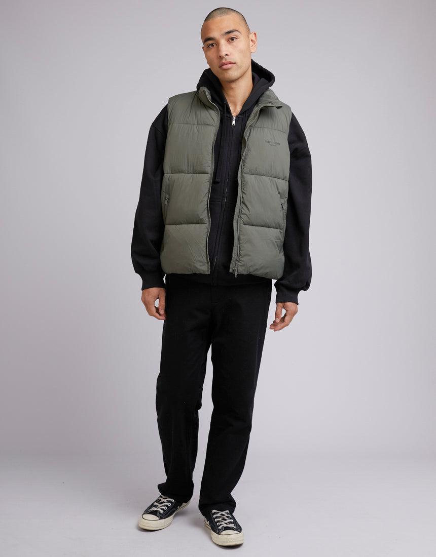 Silent Theory-Fade Puffer Khaki-Edge Clothing