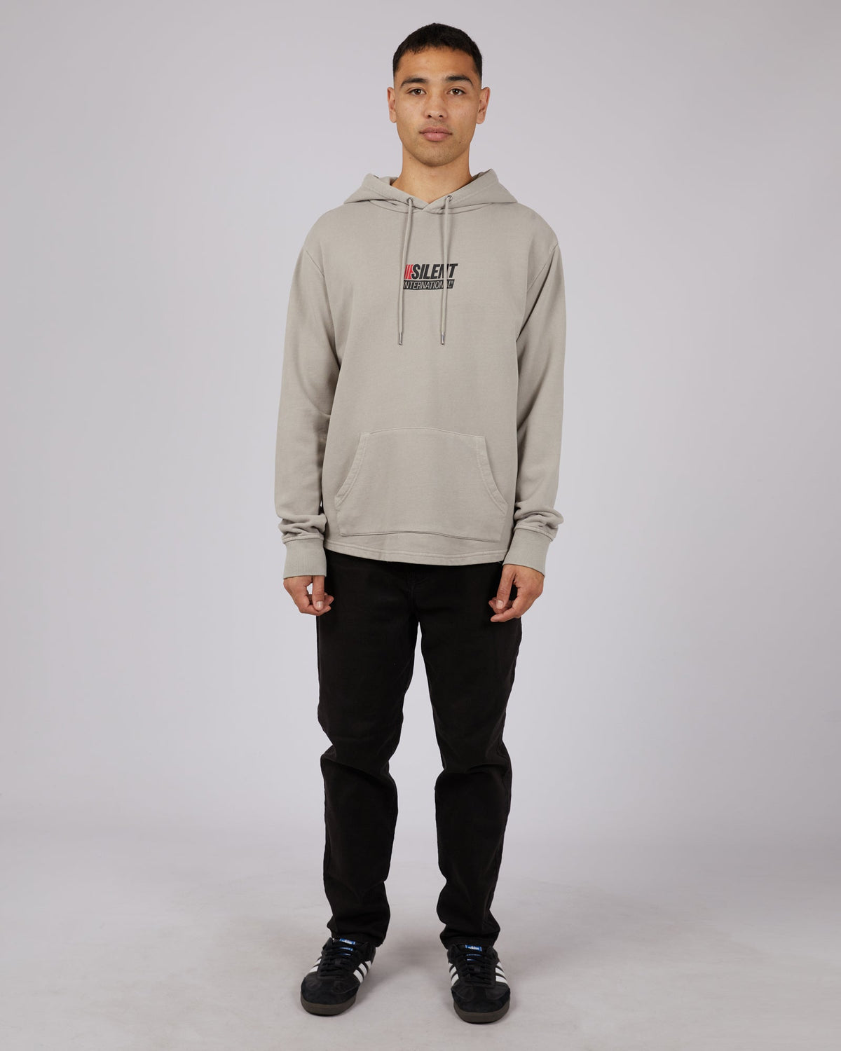 Silent Theory-Hot Lap Hoodie Grey-Edge Clothing