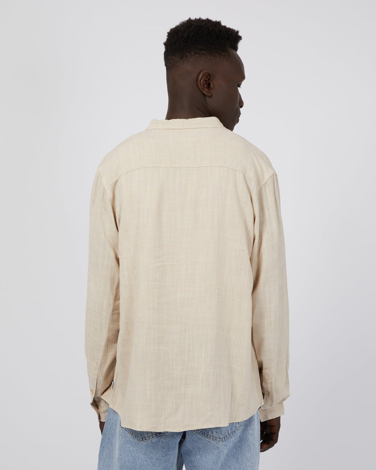 Silent Theory-Mason Linen Shirt Natural-Edge Clothing