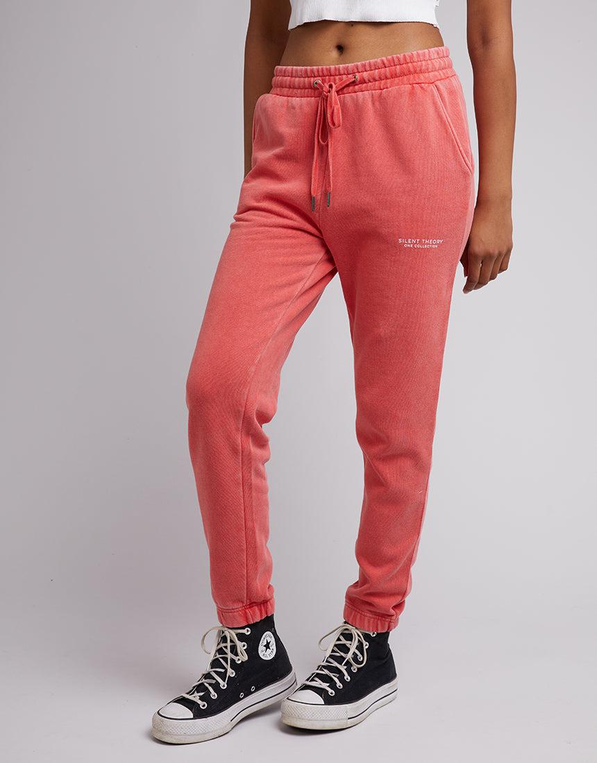 Silent Theory One-Society Trackpant Red-Edge Clothing
