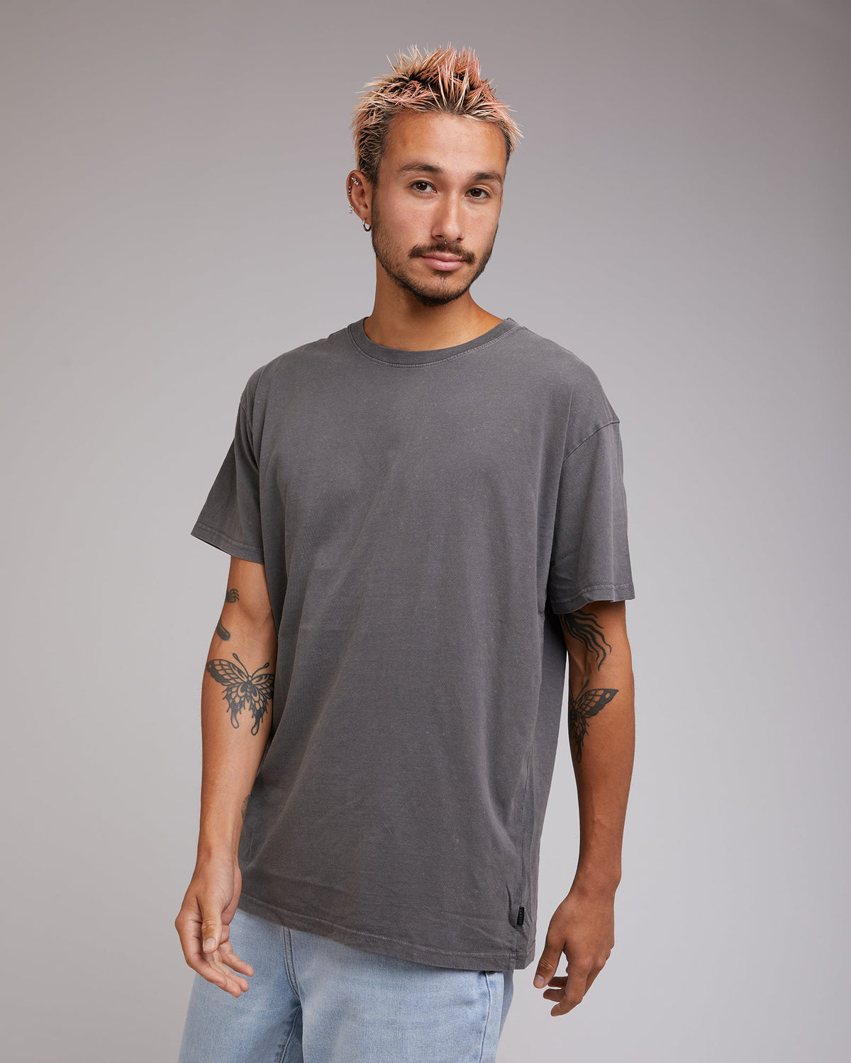 Silent Theory-Oversized Tee 3 Pack Coal, Black &amp; White-Edge Clothing