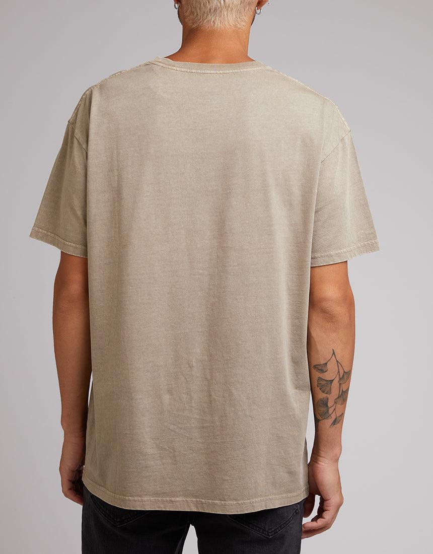 Silent Theory-Oversized Tee Tan-Edge Clothing