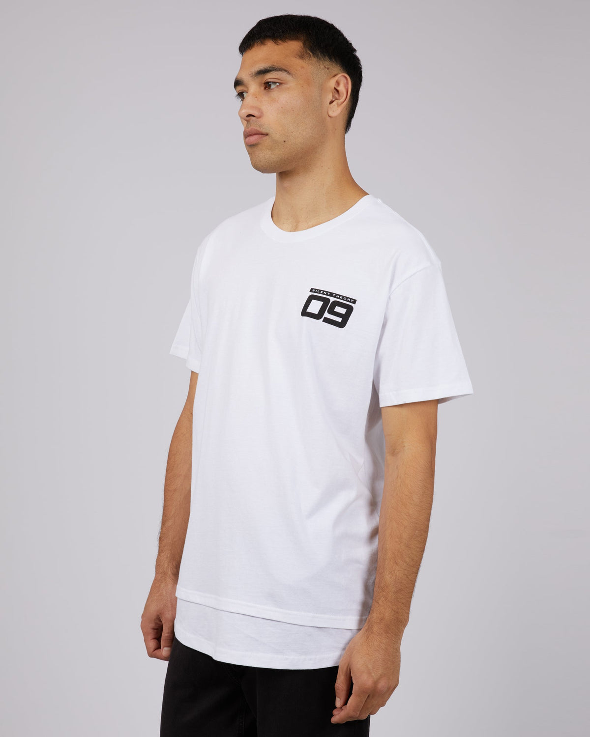 Silent Theory-Speed Scoop Tee White-Edge Clothing