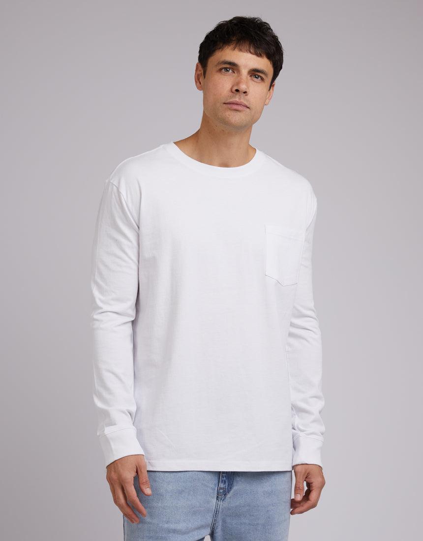 Silent Theory-Surplus Pocket Long Sleeve White-Edge Clothing