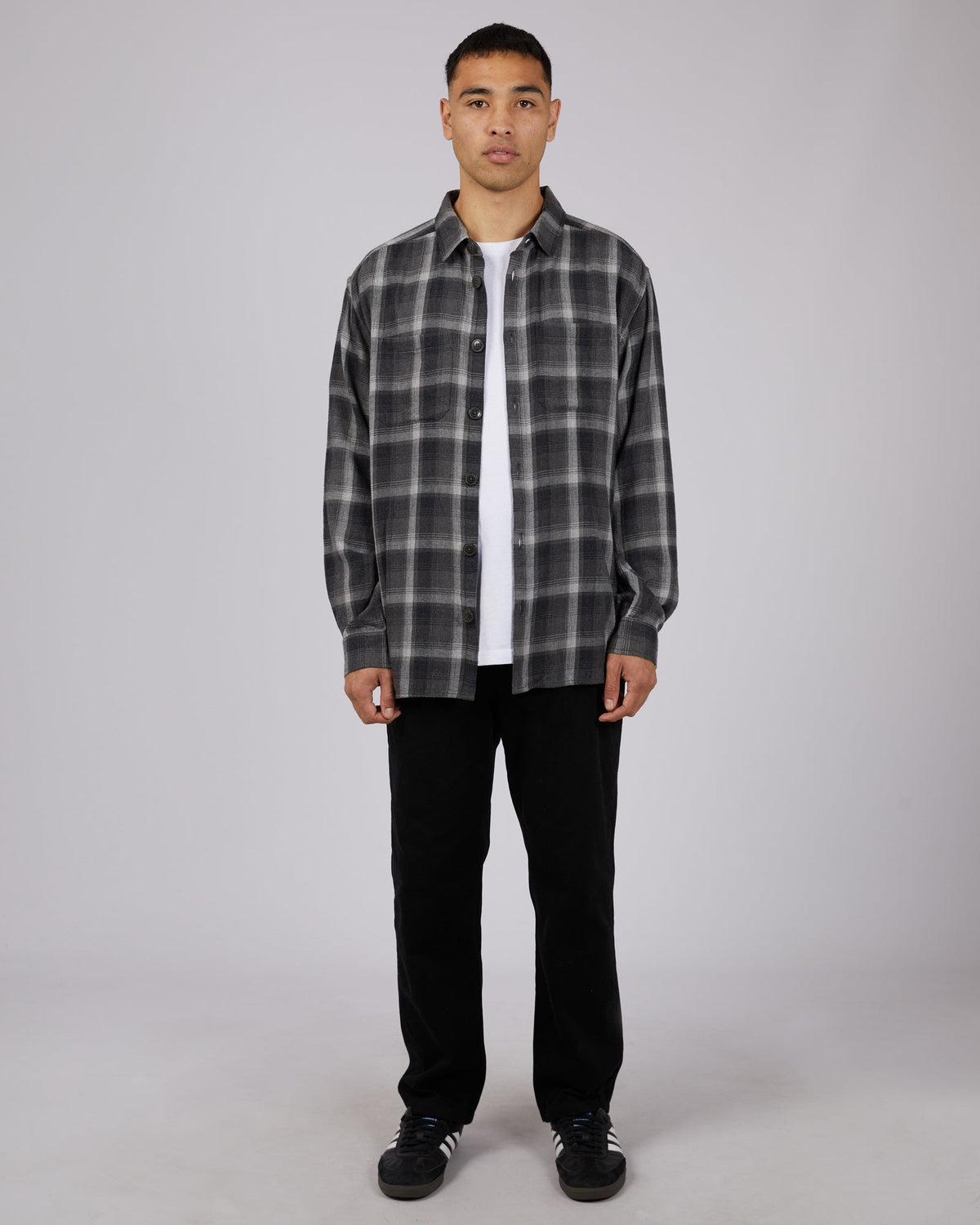 Silent Theory-Tour Overshirt Grey-Edge Clothing
