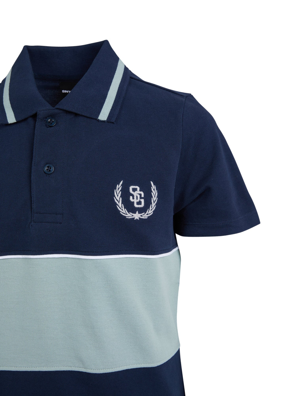 St Goliath 3-7-Kids Clubhouse Polo Navy-Edge Clothing