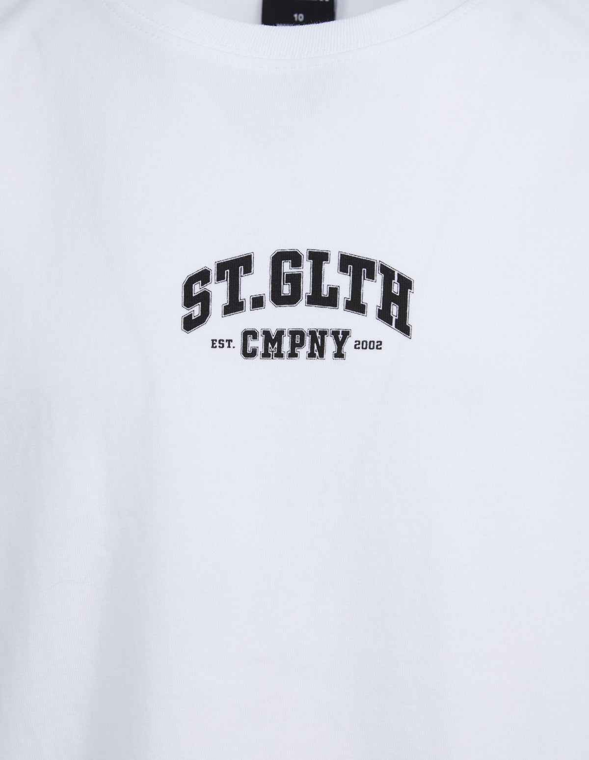 St Goliath 3-7-Kids College Tee White-Edge Clothing