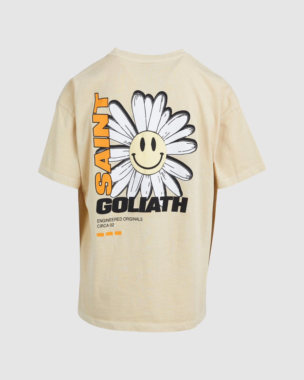 St Goliath 3-7-Kids Happy Flower Tee Natural-Edge Clothing