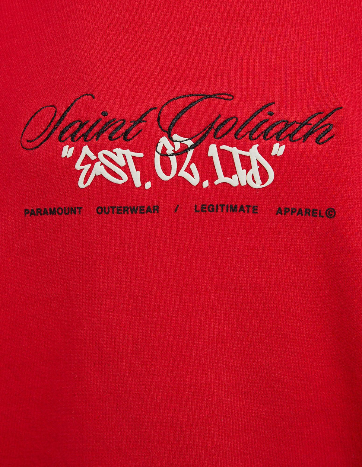 St Goliath 3-7-Kids Stadium Hoodie Red-Edge Clothing