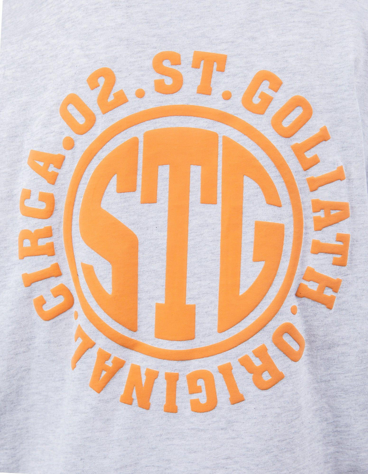 St Goliath 8-16-Teen Saint G Tee Grey Marle-Edge Clothing