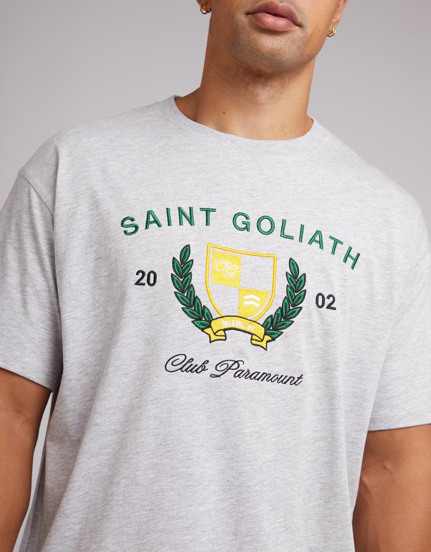 St. Goliath-Club Tee Grey Marle-Edge Clothing