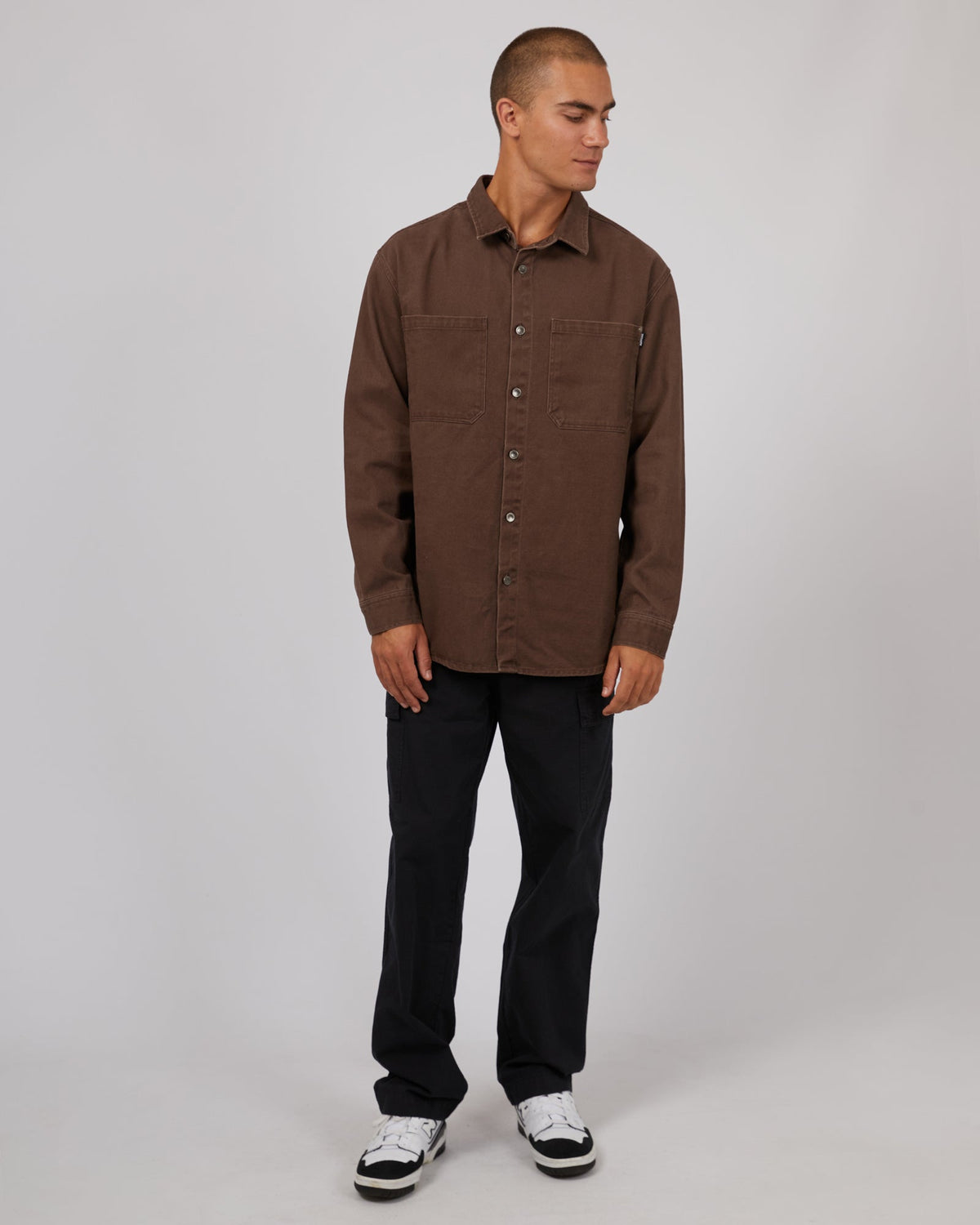 St. Goliath-Riot Ii Overshirt Brown-Edge Clothing