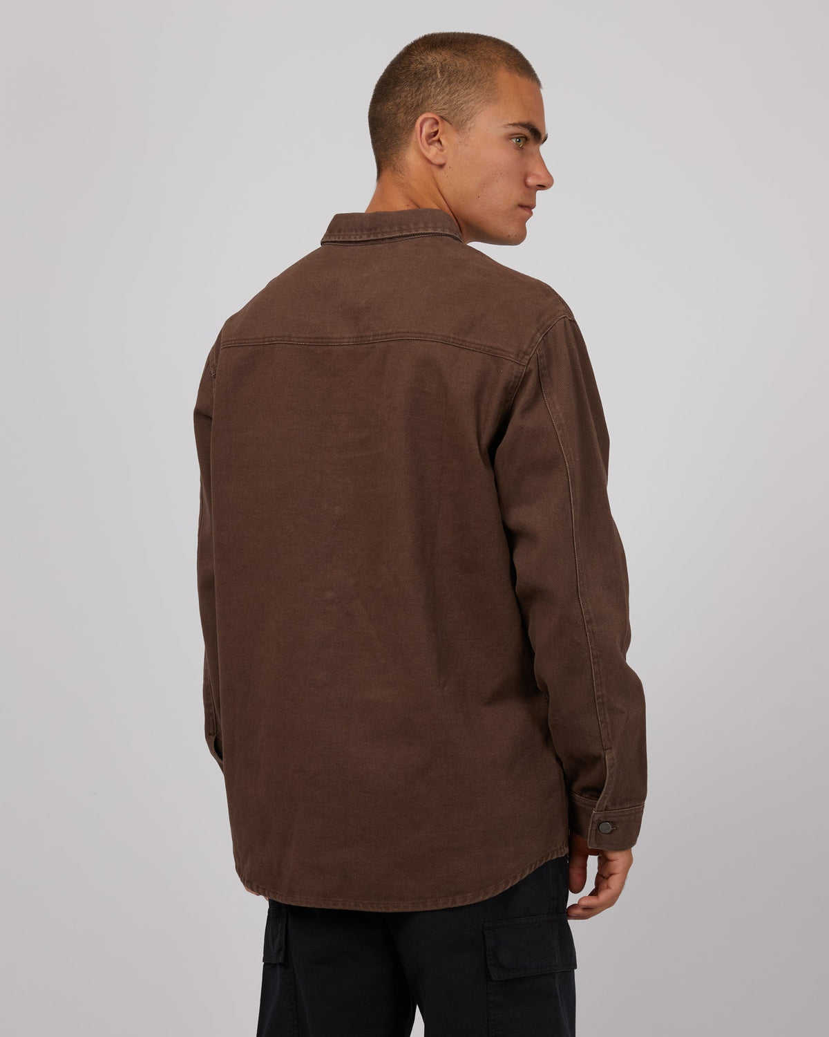 St. Goliath-Riot Ii Overshirt Brown-Edge Clothing