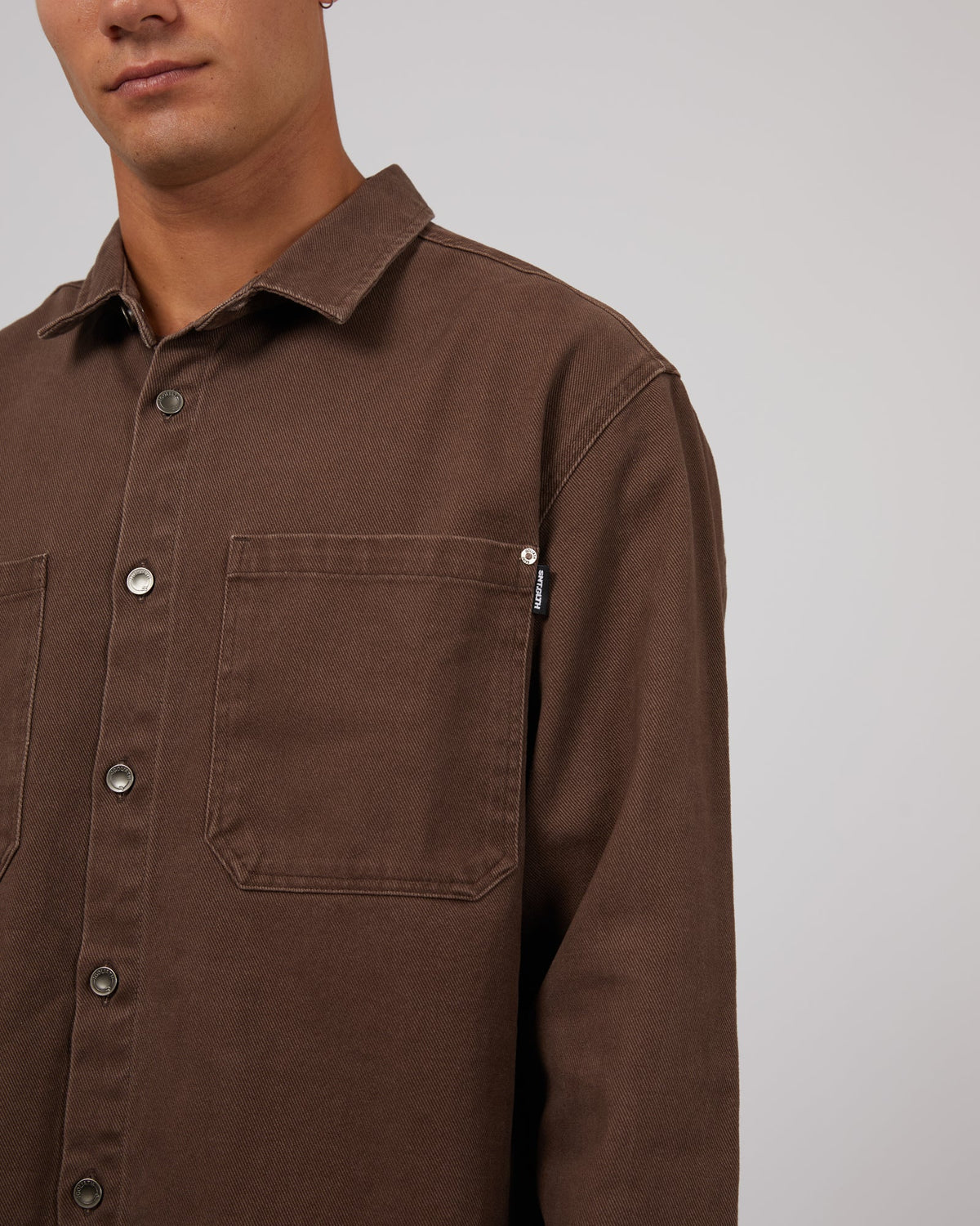 St. Goliath-Riot Ii Overshirt Brown-Edge Clothing