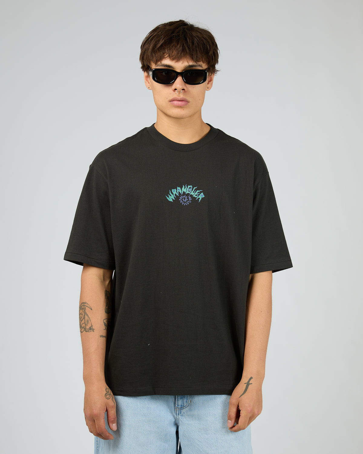 Fossil Shell Slacket Tee Worn Black