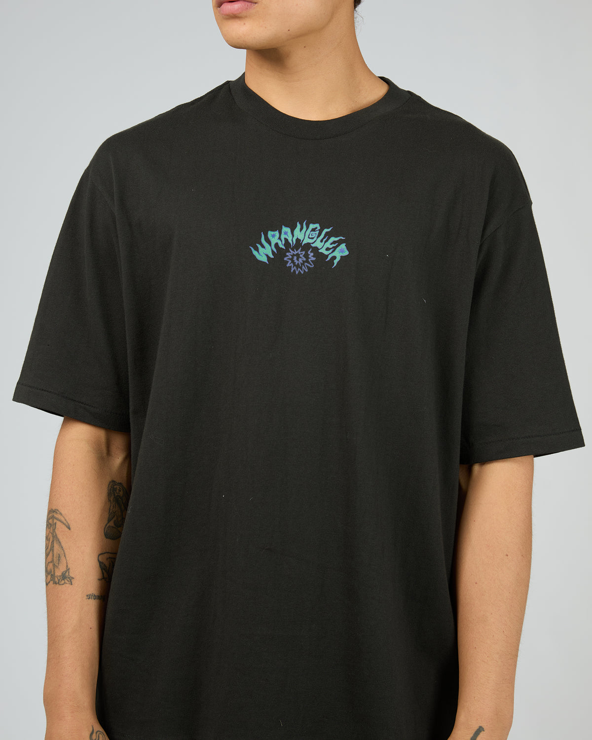 Fossil Shell Slacket Tee Worn Black